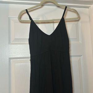 Black maxi dress